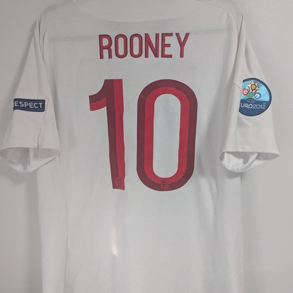 England Rooney 2012 Home Jersey Men’s XL Umbro Shirt